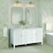 James Martin Vanities 60'' Double Vanity, Bright White w/ 3 CM Eternal Jasmine Pearl Quartz Top 485-V60D-BW-3EJP - alternate 2